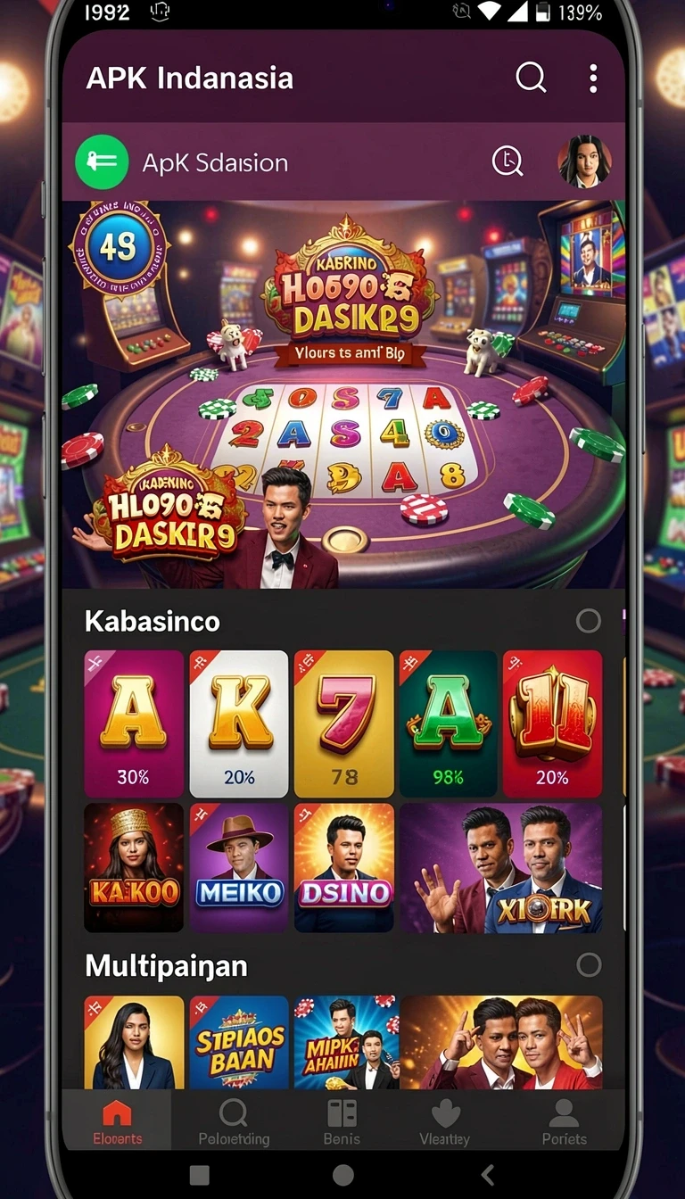 Tampilan utama aplikasi Aplikasi rezekigo Resmi dan Terpercaya di Android yang intuitif dan efisien.