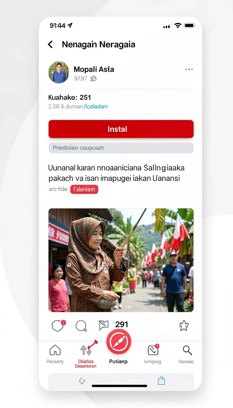 Tampilan utama aplikasi Aplikasi lajubet Resmi dan Terpercaya di Android yang intuitif dan efisien.