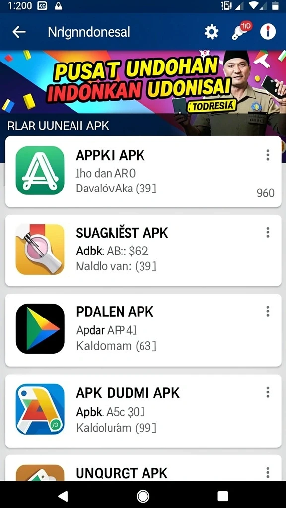 Tampilan utama aplikasi Aplikasi untung88 Terpercaya untuk Android yang intuitif dan efisien.